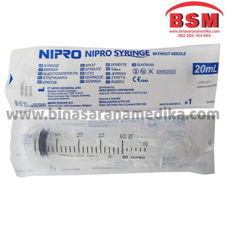 SPUID NIPRO 20 CC 